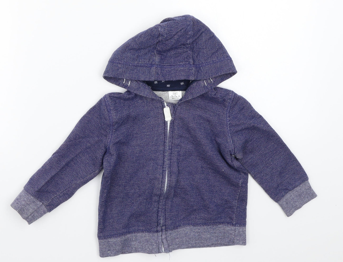 F&F Boys Blue   Jacket Coat Size 12 Months
