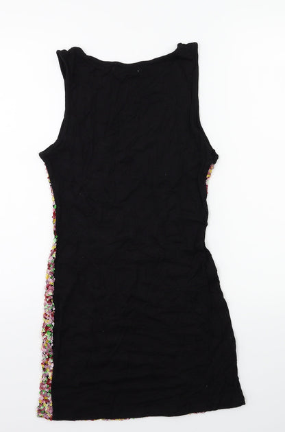 Preloved Paprika Womens Black   Bodycon  Size 10 - Back