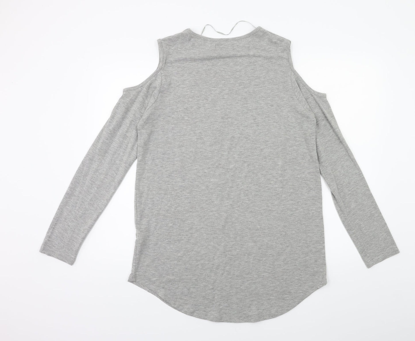 Atmosphere Womens Grey   Basic T-Shirt Size 14  - Open Shoulder