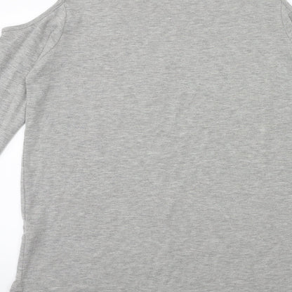 Atmosphere Womens Grey   Basic T-Shirt Size 14  - Open Shoulder