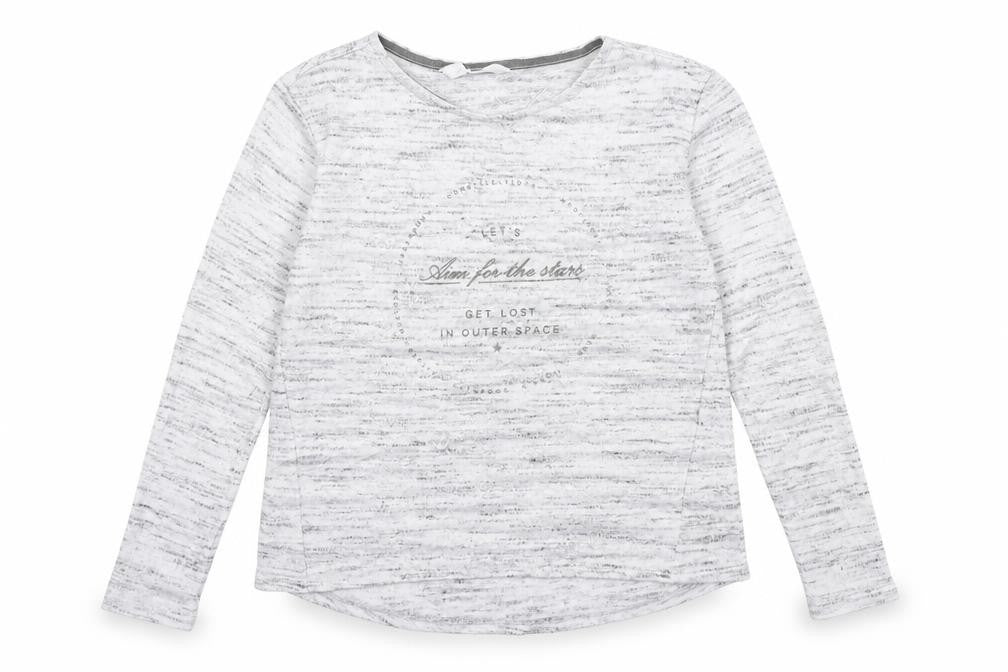 H&M Girls Grey  Knit Pullover Jumper Size 7 Years