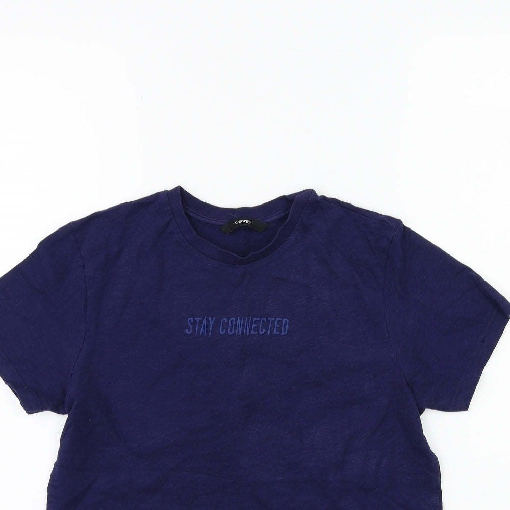 GORGE Boys Blue   Basic T-Shirt Size 12 Years