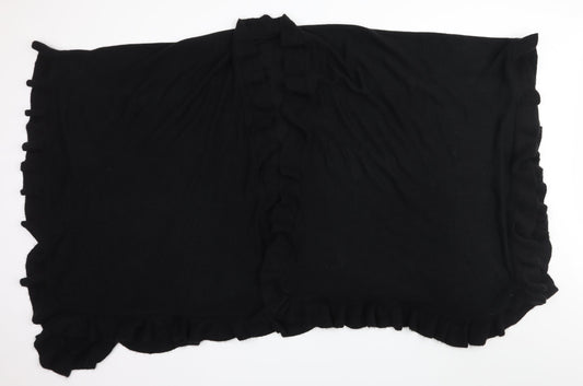 Preworn Womens Black  Knit  Shawl/Wrap