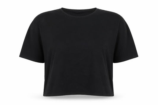 PRETTYLITTLETHING Womens Black  Jersey Basic T-Shirt Size 14
