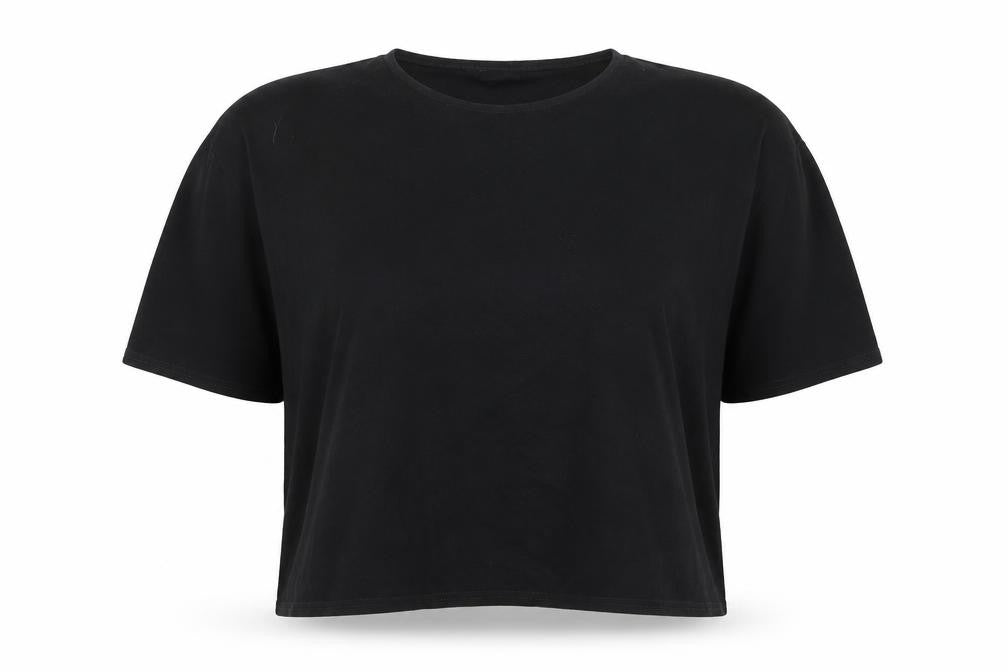 PRETTYLITTLETHING Womens Black  Jersey Basic T-Shirt Size 14