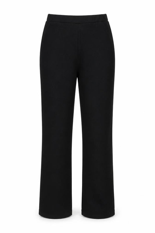 PRETTYLITTLETHING Womens Black   Trousers  Size 14 L29 in