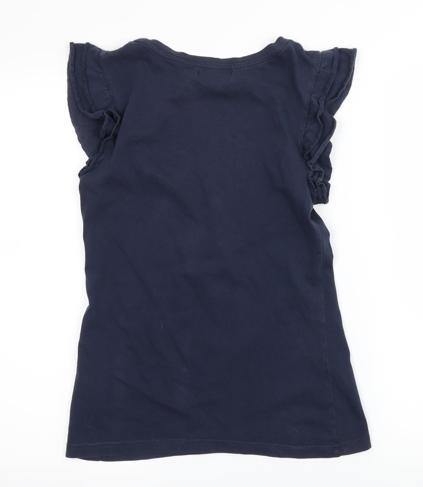Peacocks Womens Blue  Jersey Basic T-Shirt Size 10
