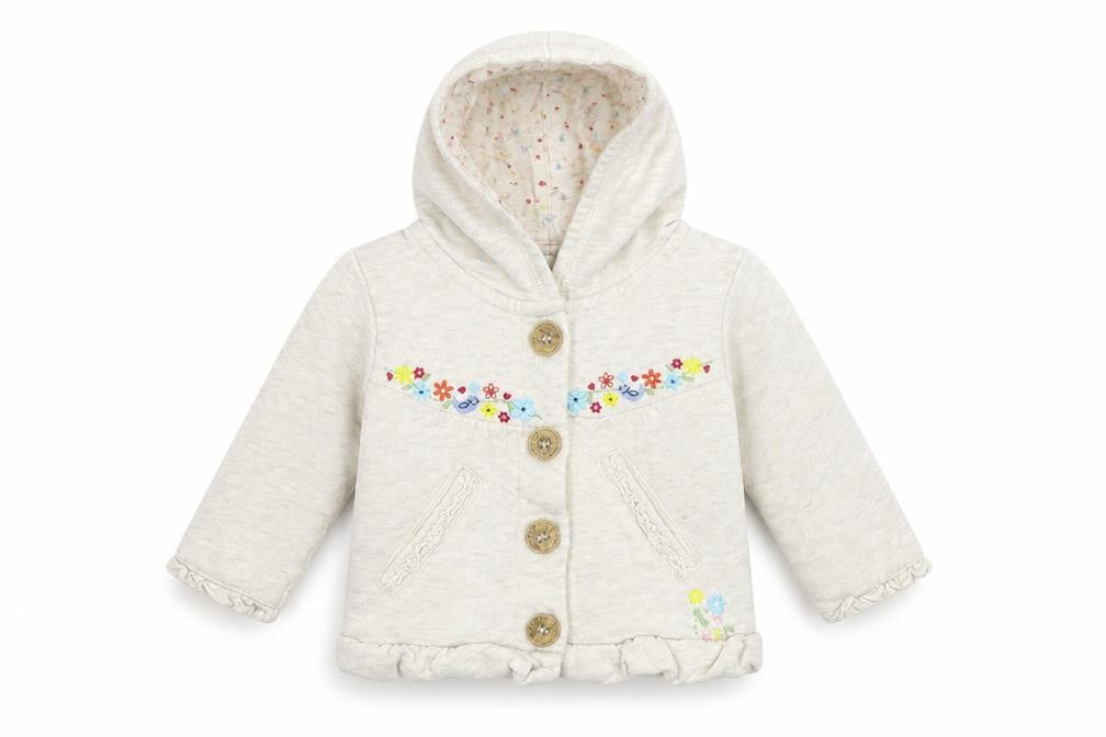 RJR.John Rocha Girls Grey   Jacket  Size 3-6 Months