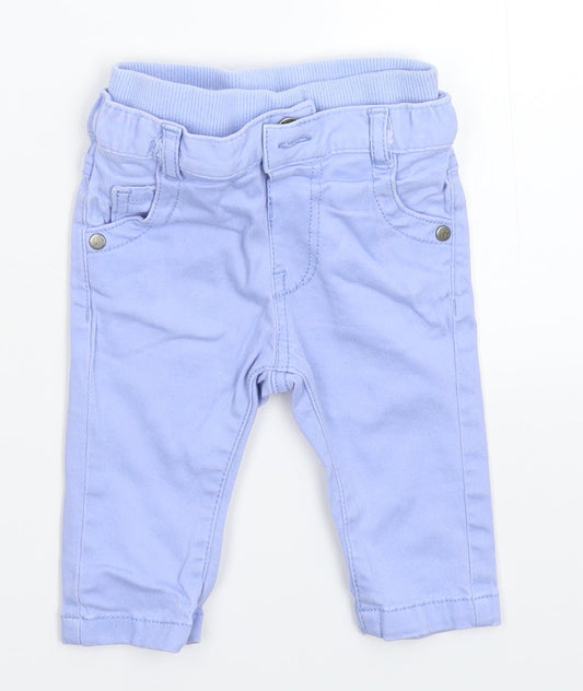 Marks and Spencer Baby Blue  Denim Capri Jeans Size 3-6 Months