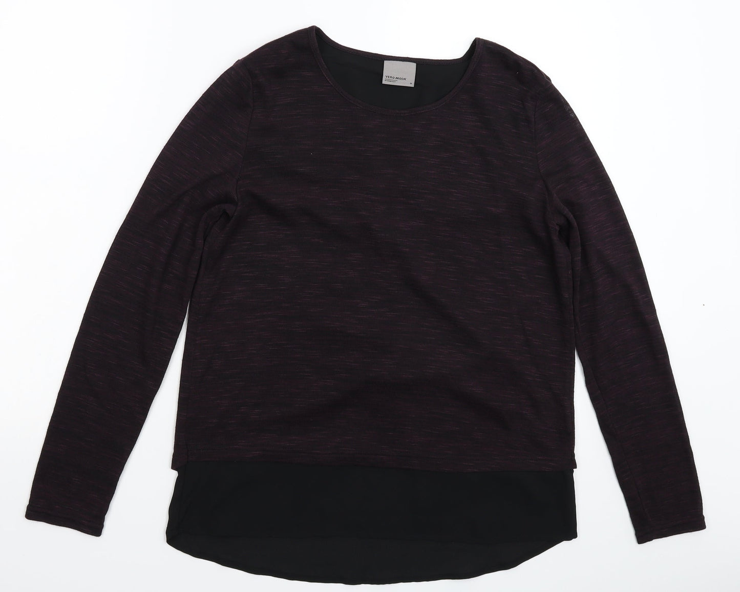 VERO MODA Womens Brown  Knit Pullover Jumper Size M