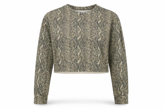Zara Womens Multicoloured Animal Print  Pullover Sweatshirt Size S