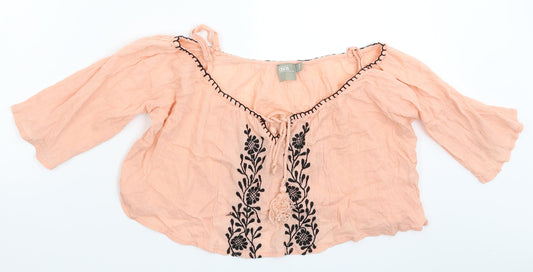 ASOS Womens Beige   Cropped T-Shirt Size 10