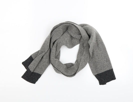 Preworn Unisex Grey  Knit  Scarf