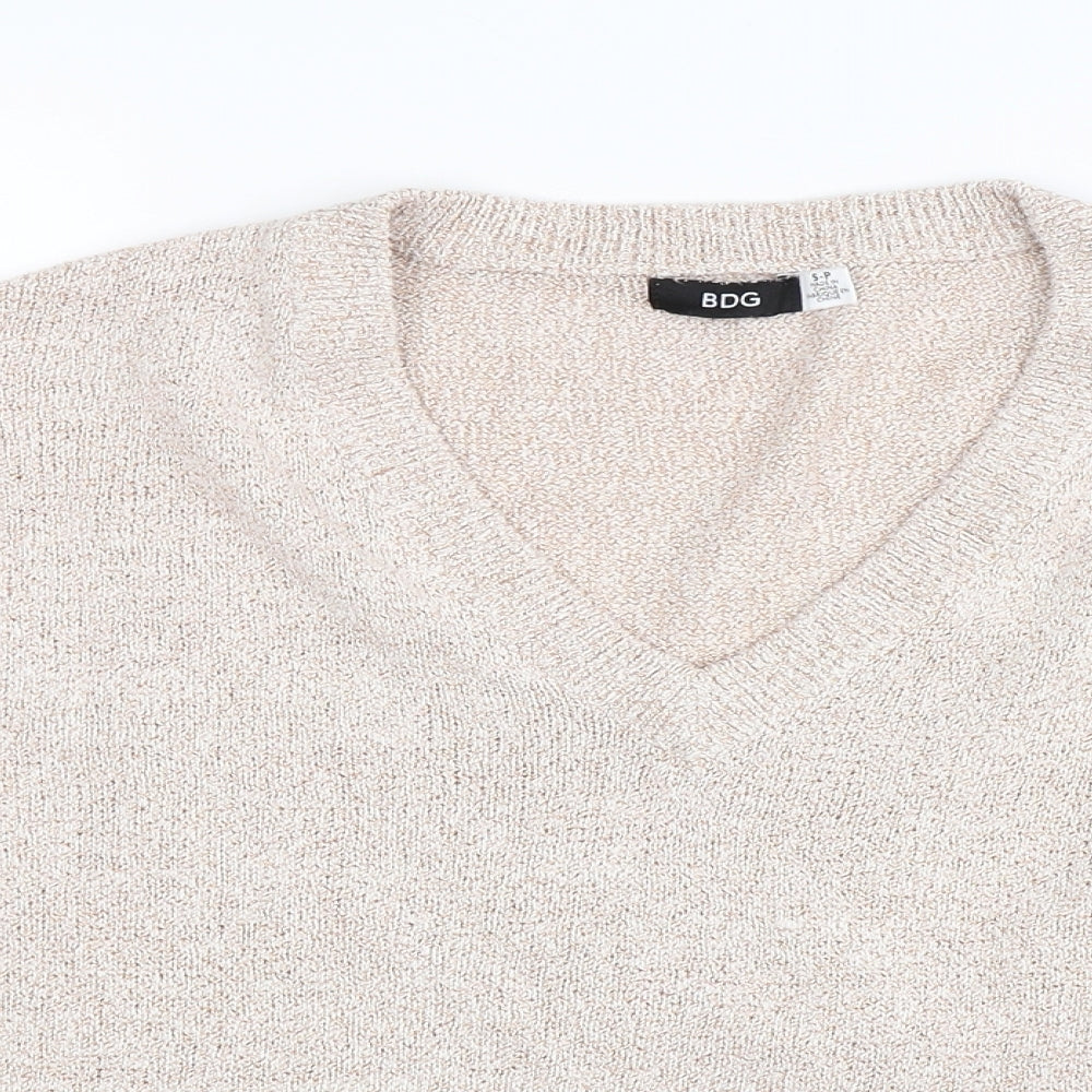 BDG Womens Brown  Knit Pullover Jumper Size S