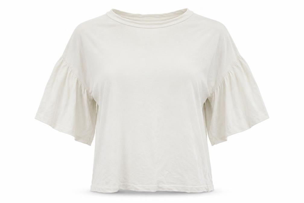 Brave Soul Womens White   Basic T-Shirt Size M