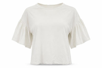 Brave Soul Womens White   Basic T-Shirt Size M