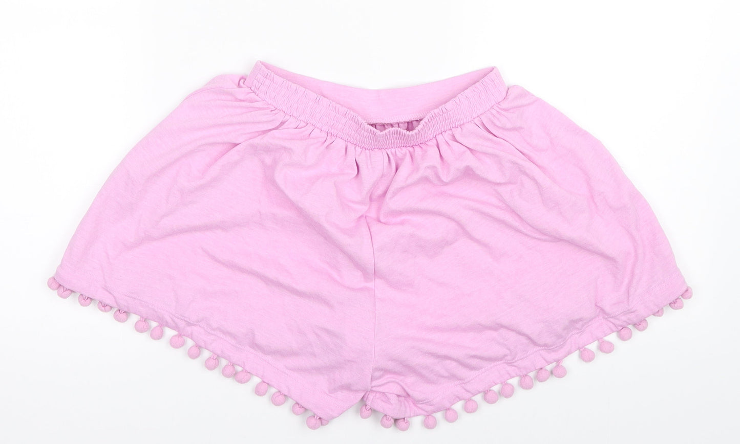 Matalan Girls Purple   Sweat Shorts Size 8 Years
