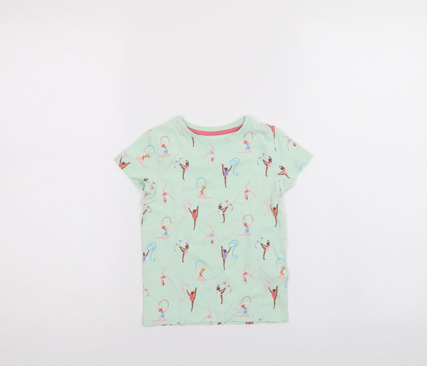 M&S Girls Green   Basic T-Shirt Size 2-3 Years