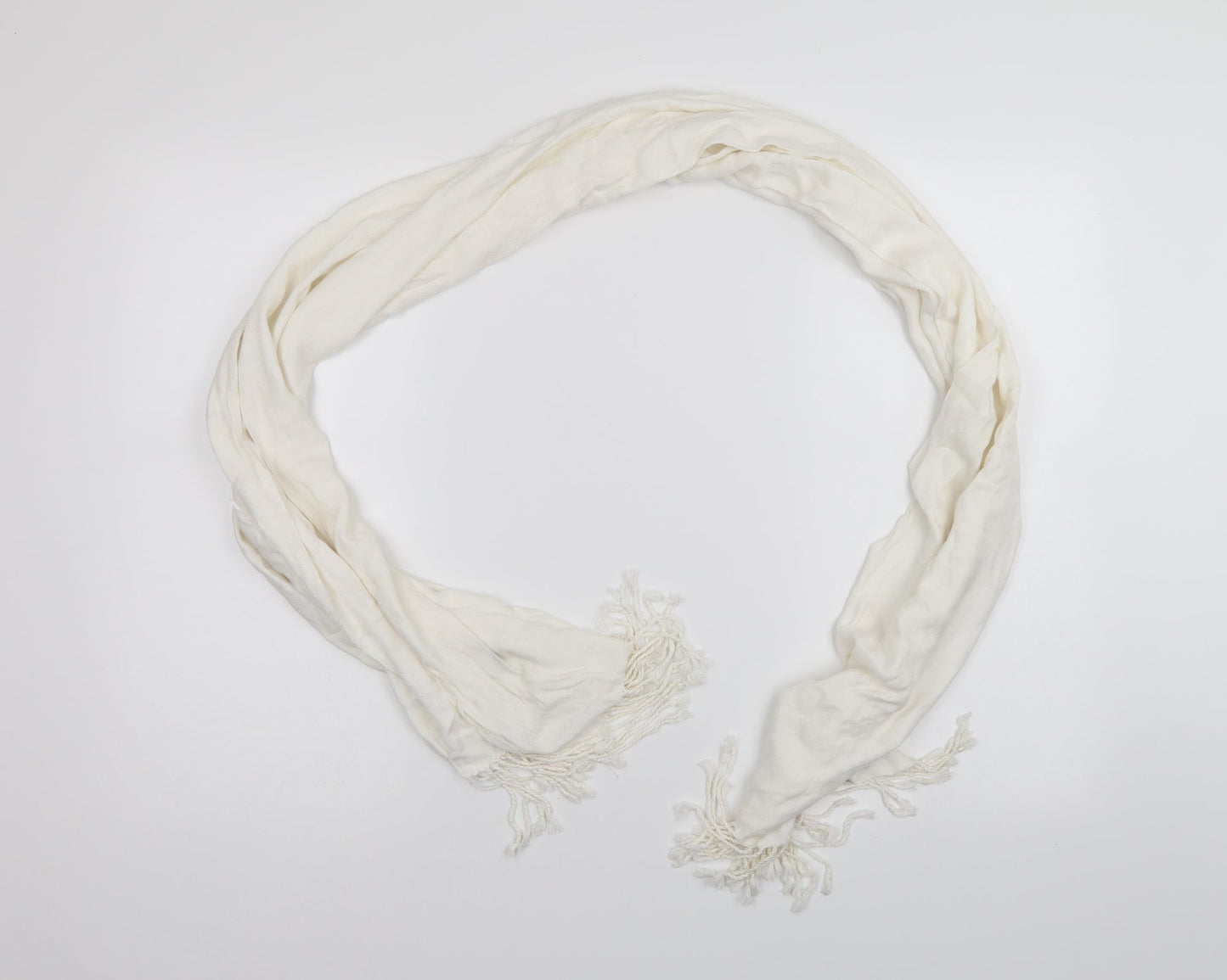 Preworn Unisex White    Scarf