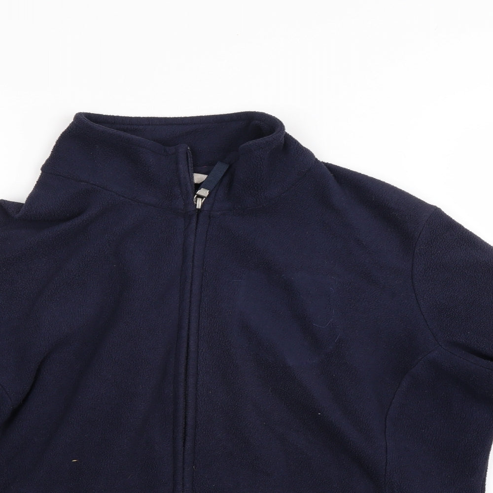 M&S Womens Blue   Windbreaker Jacket Size 14