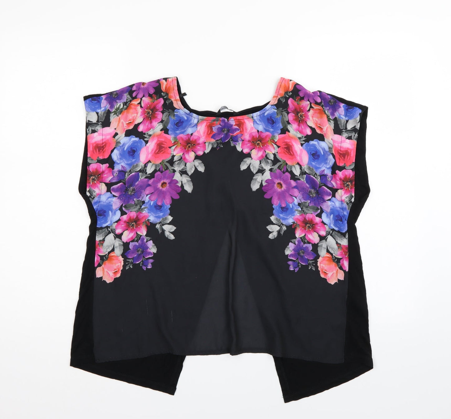 Select Womens Multicoloured Floral  Wrap Blouse Size 12
