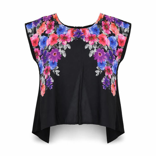 Select Womens Multicoloured Floral  Wrap Blouse Size 12