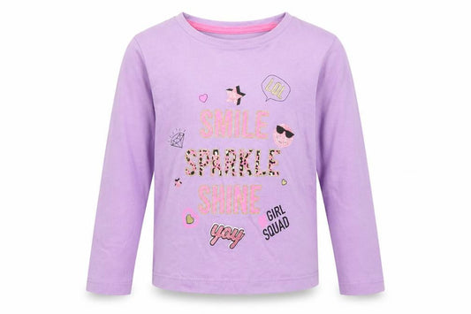 Pep&Co Girls Purple   Basic T-Shirt Size 18-24 Months