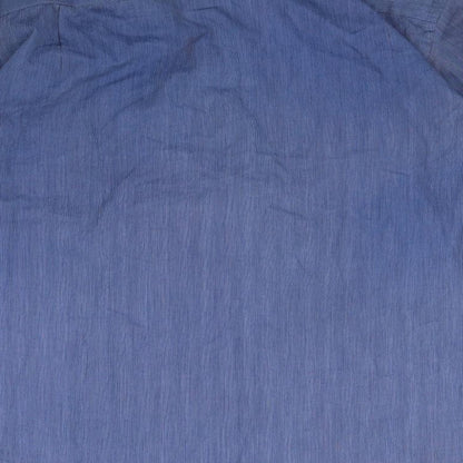 F&F Mens Blue    Button-Up Size 15.5