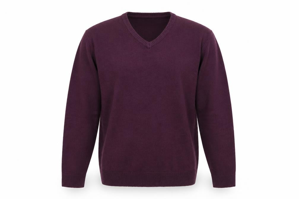 Oak Valley Mens Purple   Pullover Jumper Size S