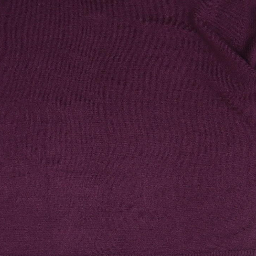 Oak Valley Mens Purple   Pullover Jumper Size S