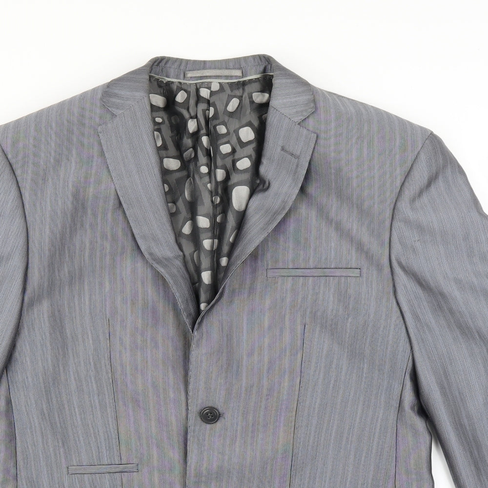 Stonebridge Mens Grey   Jacket Suit Jacket Size 36