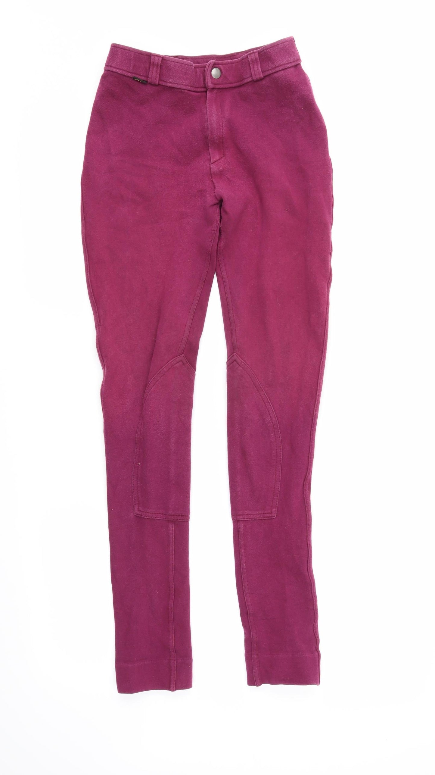Saxon Womens Purple   Trousers  Size 10 L26 in