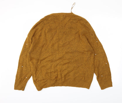 New Look Womens Brown   Pullover Jumper Size M