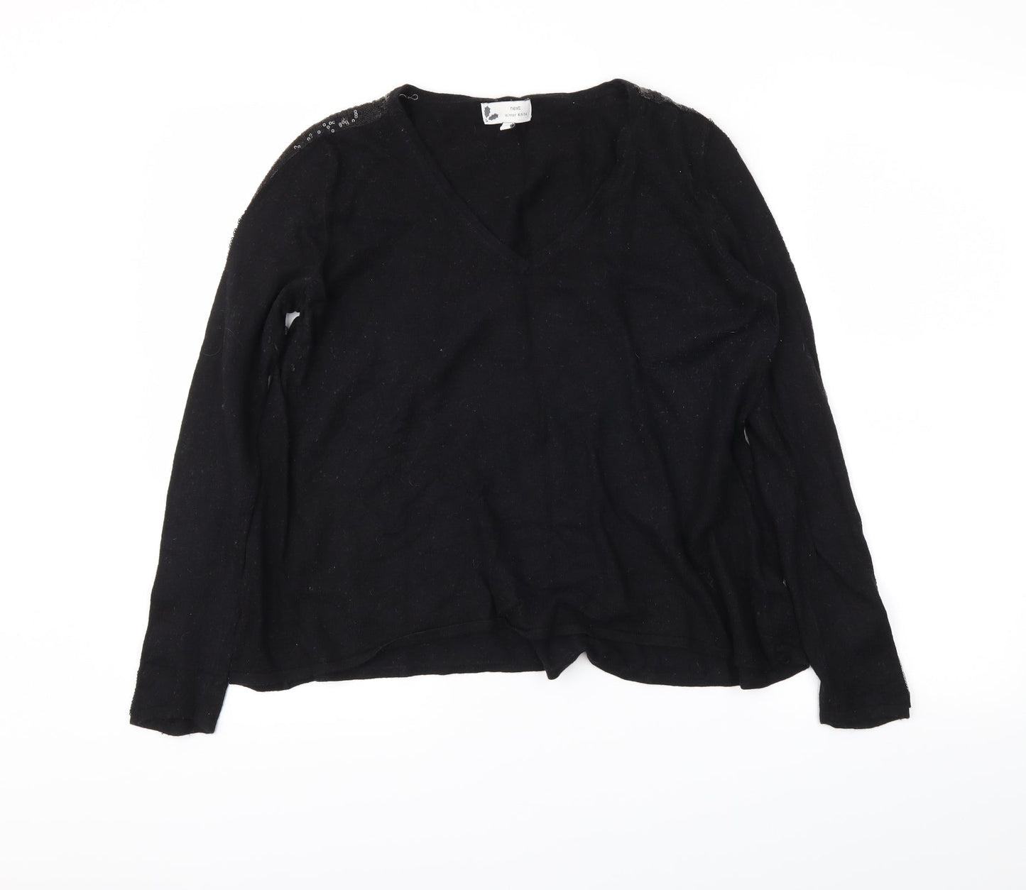 NEXT Womens Black   Pullover Jumper Size 12