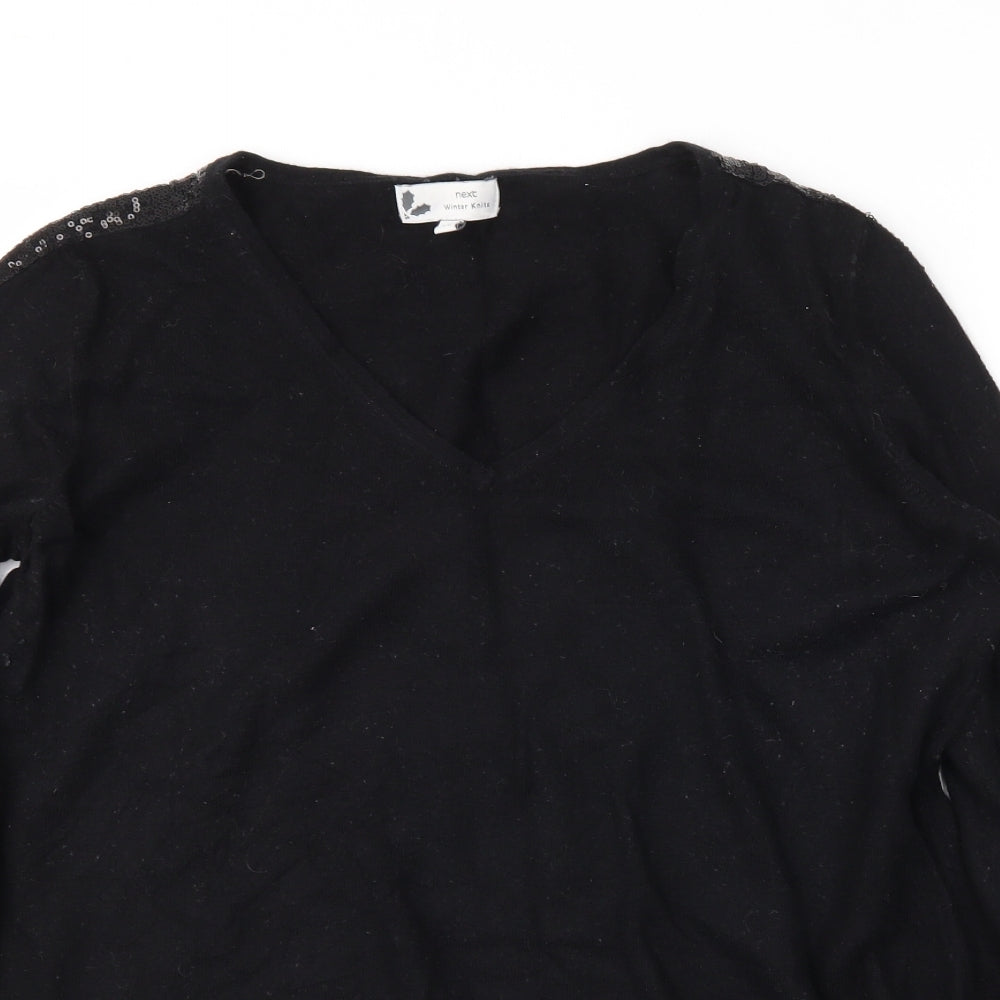NEXT Womens Black   Pullover Jumper Size 12