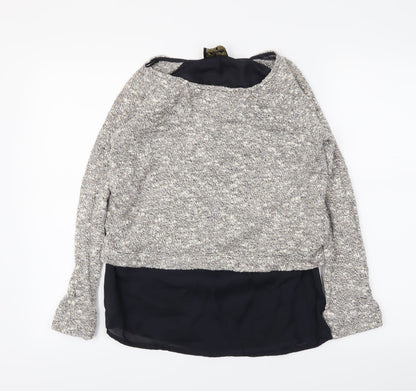 Next Womens Grey   Pullover Jumper Size 6