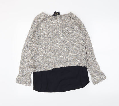 Next Womens Grey   Pullover Jumper Size 6