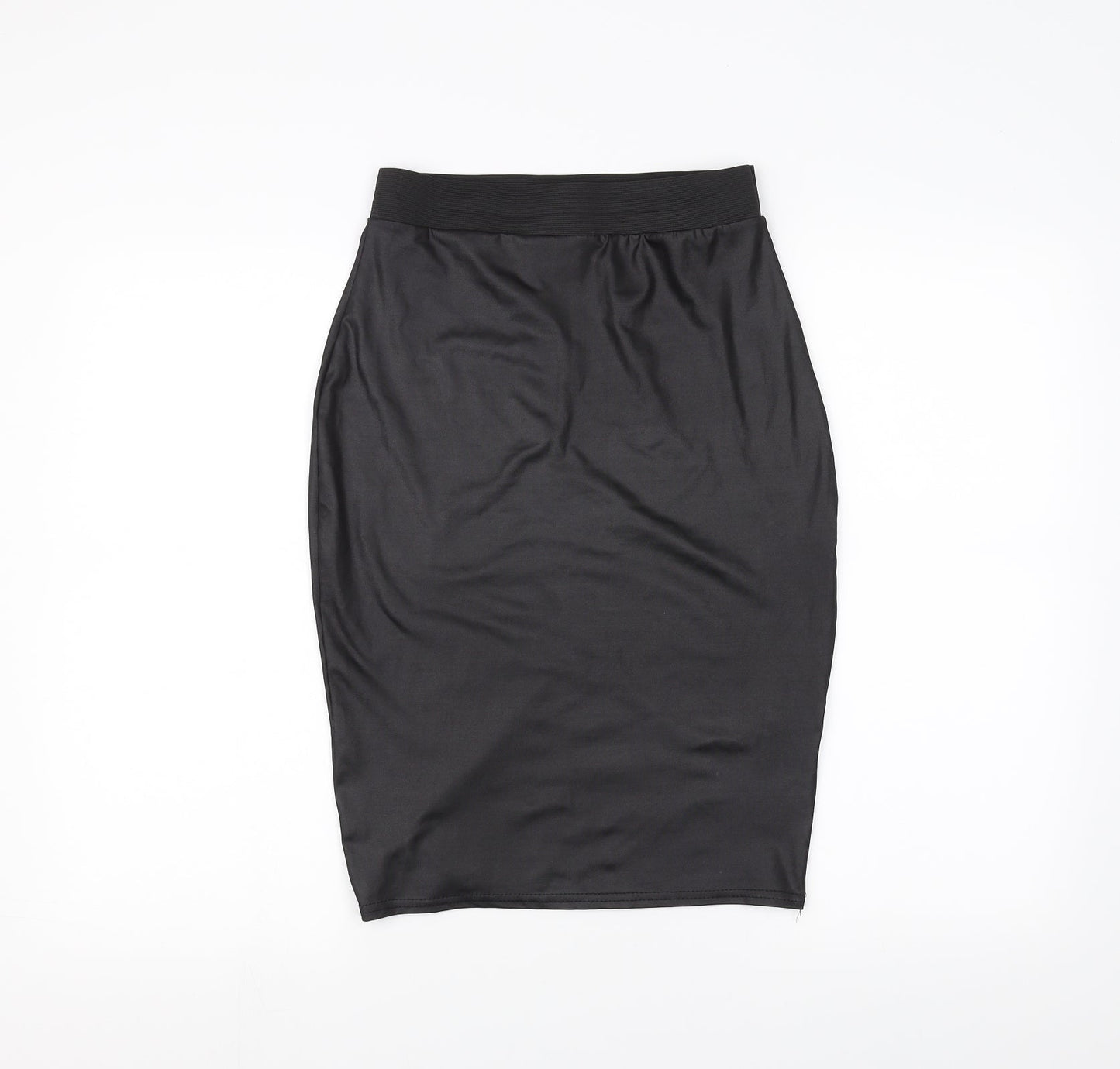 Missi London Womens Black   A-Line Skirt Size M