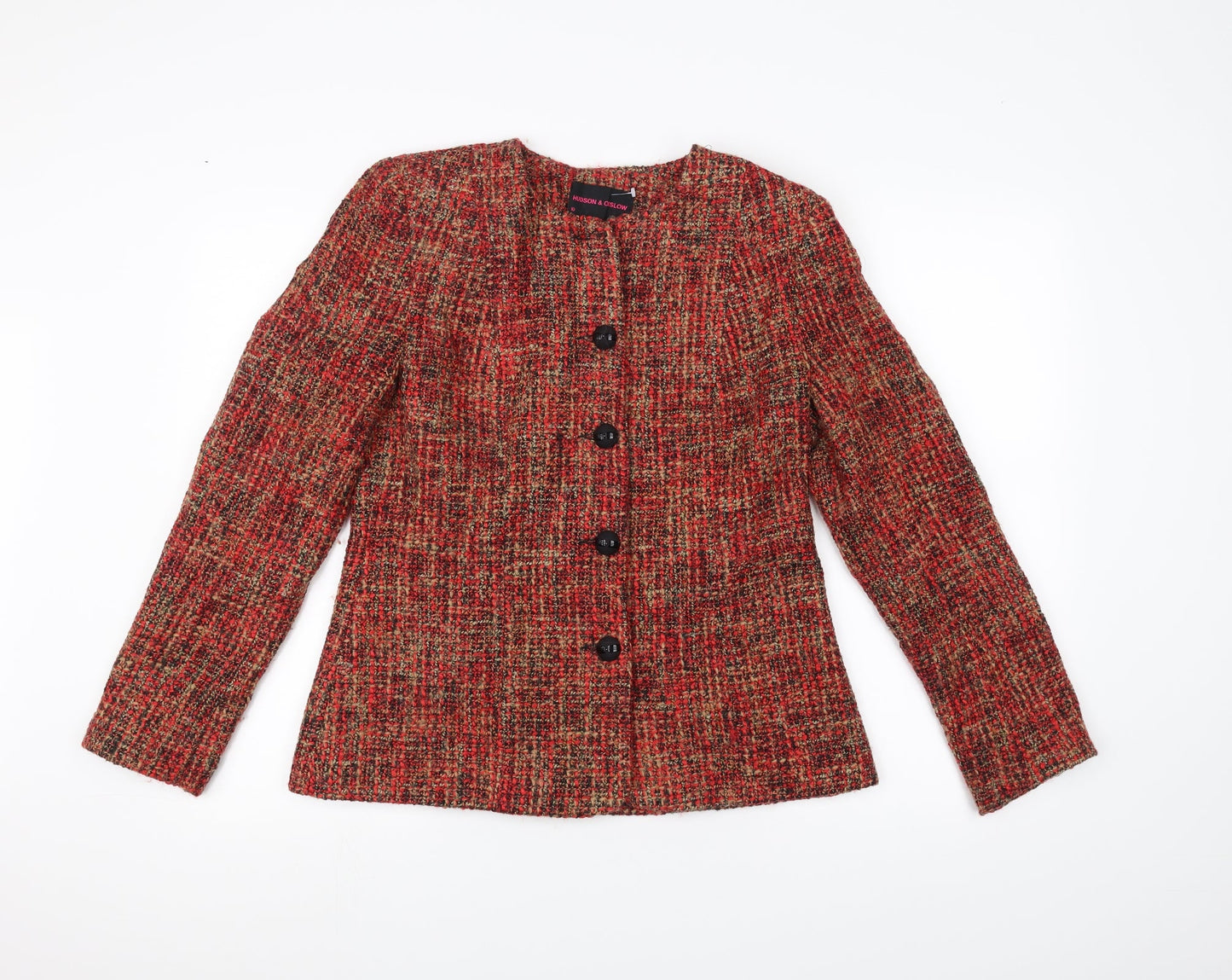 Hudson & Onslow Womens Red   Jacket  Size 10