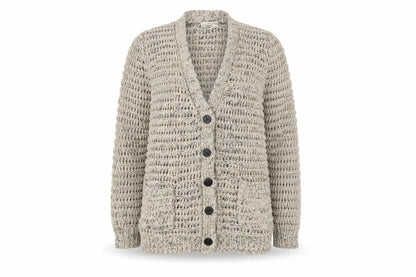 Marks & Spencer Womens White  Knit Jacket Coatigan Size 12