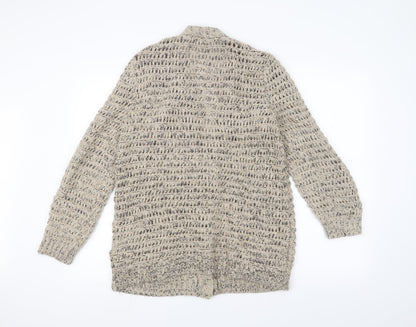 Marks & Spencer Womens White  Knit Jacket Coatigan Size 12