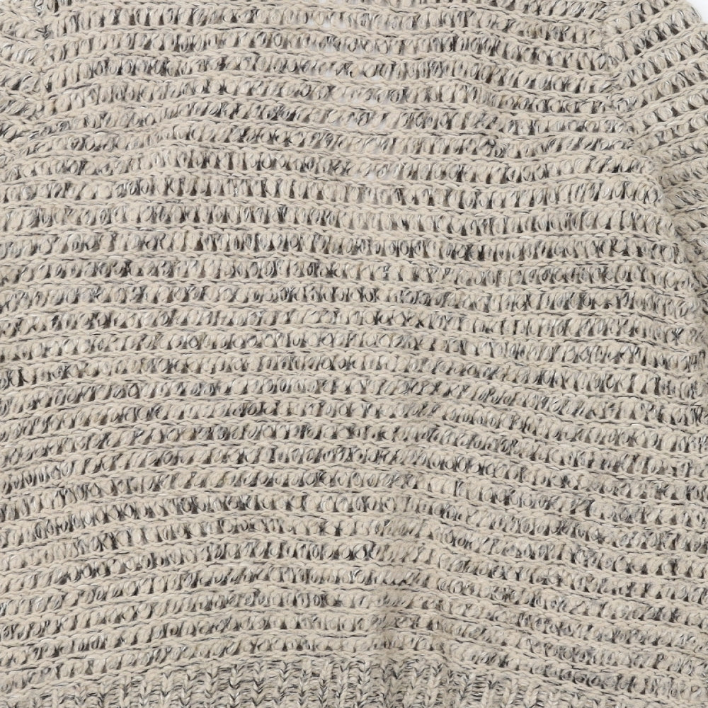 Marks and Spencer Womens White  Knit Jacket Coatigan Size 12