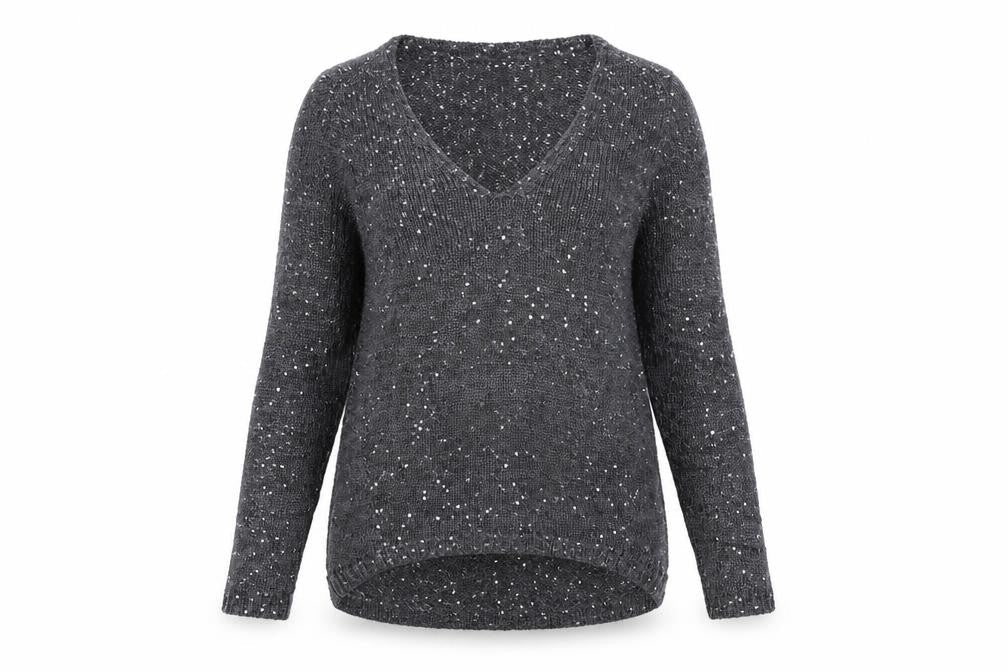 Zara Knit Womens Grey  Knit Pullover Jumper Size S
