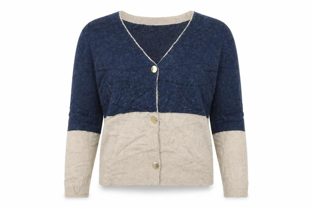 villa Womens Blue   Cardigan Jumper Size M