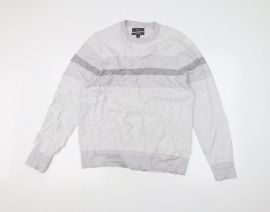 Marks and Spencer Womens White   Pullover Jumper Size M