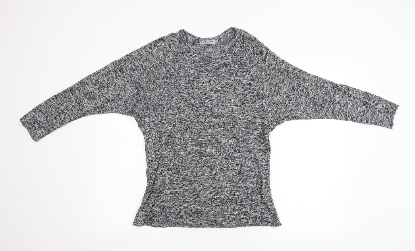 Legend Womens Grey  Knit Pullover Jumper Size M  - Batwing
