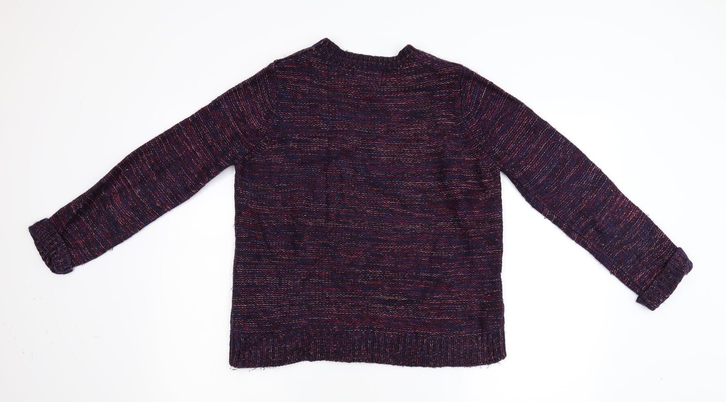 New Look Womens Multicoloured  Knit Pullover Jumper Size M