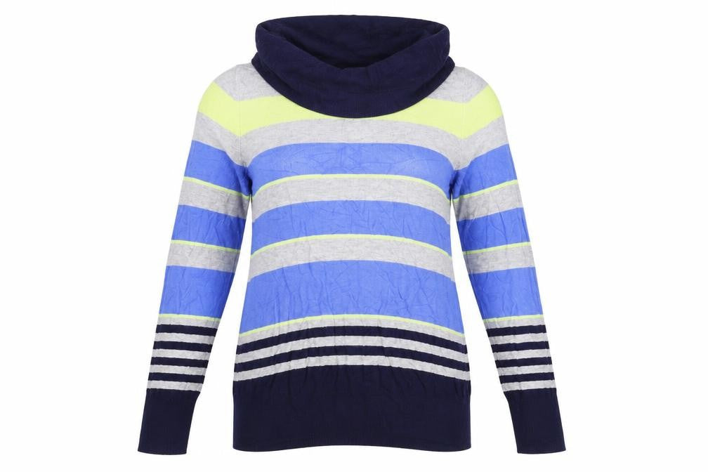 Marks & Spencer Womens Multicoloured Striped Knit Pullover Jumper Size M