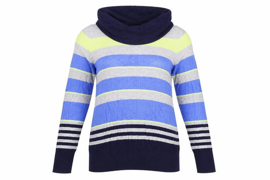 Marks & Spencer Womens Multicoloured Striped Knit Pullover Jumper Size M