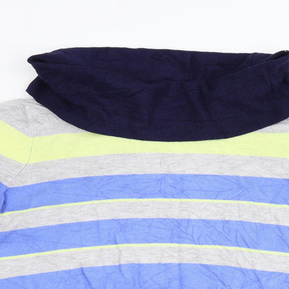 Marks & Spencer Womens Multicoloured Striped Knit Pullover Jumper Size M